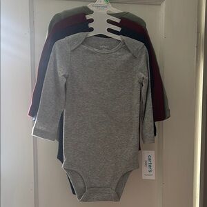 Carter's Baby Gray Long Sleeve Bodysuit